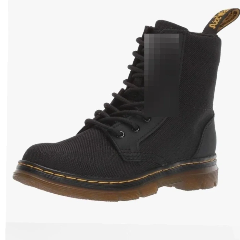 Dr. Martens Combs Black Extra Tough Nylon Combat Utility Boots Mens size 10